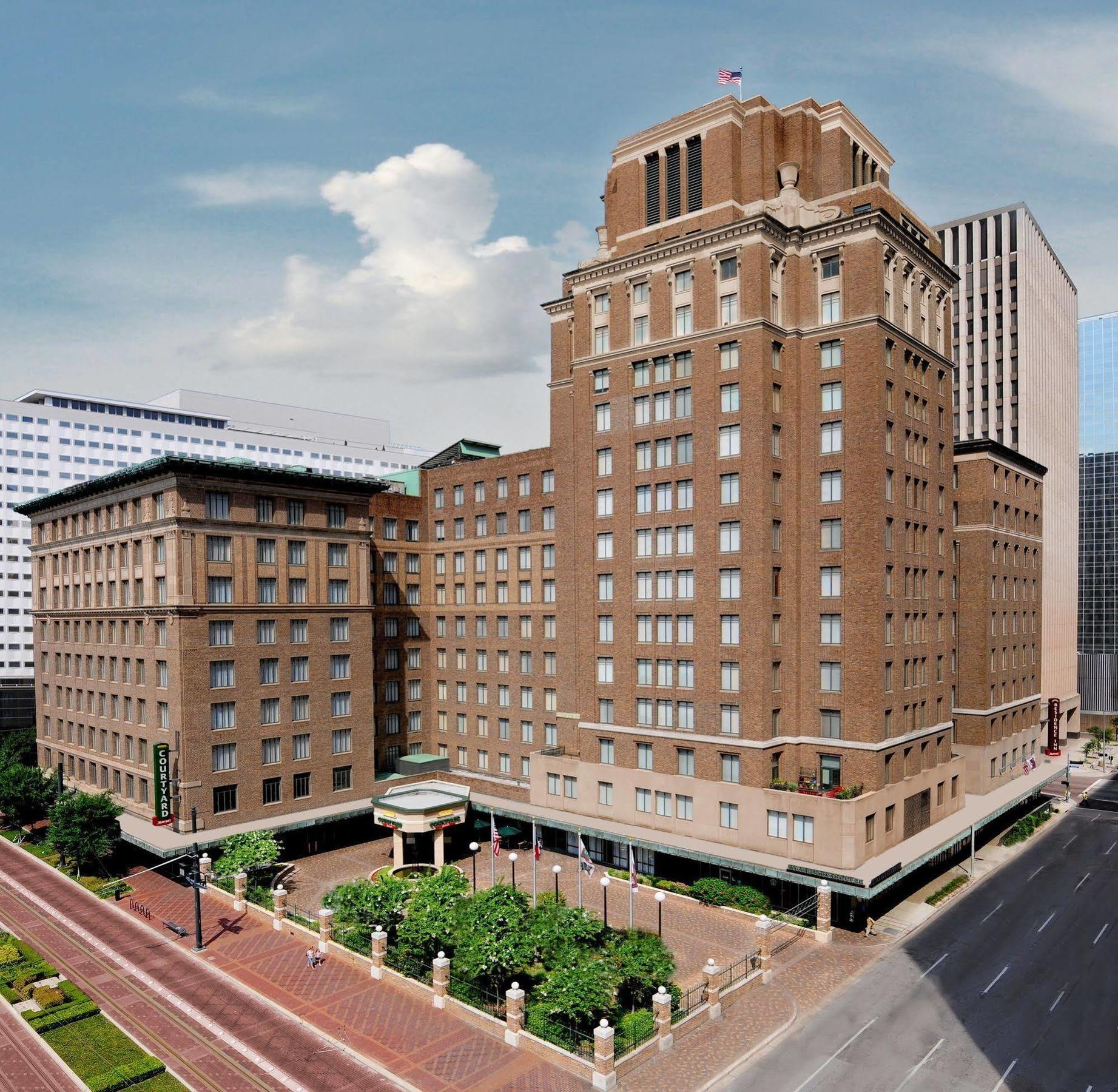 Courtyard Houston Downtown Convention Center Hotell Exteriör bild
